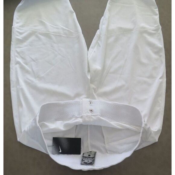 Nike BQ5400 100 Men's Sz XL White Vapor Select Dri-Fit Baseball Pants - Picture 3 of 7